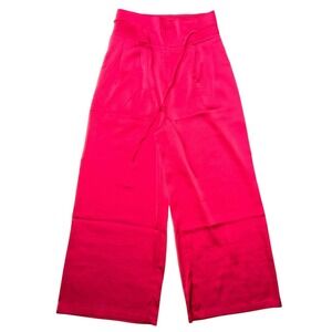 Band of the Free Womens Wide‎ Leg High Rise Pants Red NWT Sz Medium